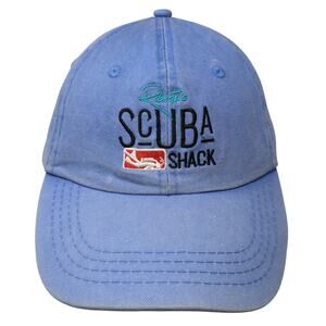 Roberta's Scuba Shack Strapback Baseball Cap Blue One Size 6 Panel Dkps Gorras